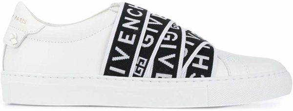 Givenchy Luxury Fashion Women's Black and White Slip-On Sneakers Designer Shoes