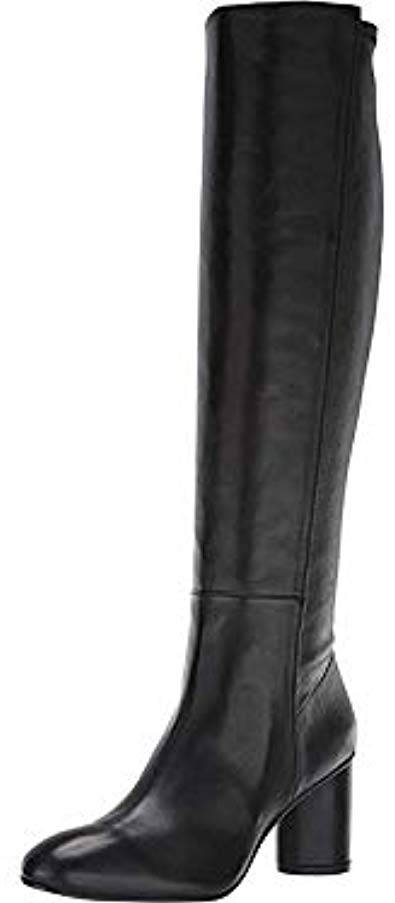 Stuart Weitzman Eloise 75 Black Leather Knee Tumblr Boots