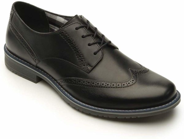 Men's Black Leather Classy Formal Lace-Up Dress Shoes