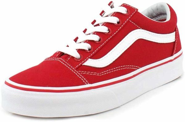 Vans Unisex Old Skool Formula One Red Skateboarding Shoes