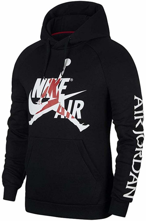 Nike Jordan Men's Black Hoodie Jumpman Classics Pullover