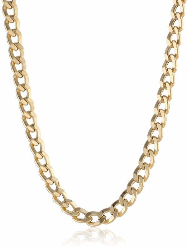 Men's 18K Solid Gold Cuban Link Chain Luxury Necklace