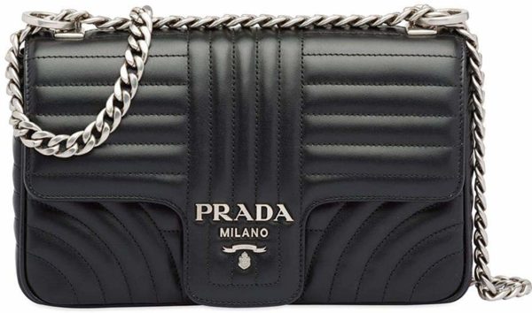Luxury Fashion Prada Women's Black Shoulder Bag