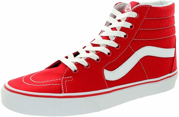 Red Sk8-Hi Vans High-Top Skate Shoes Unisex
