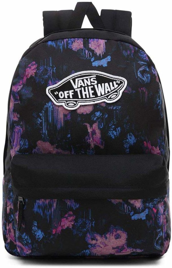Vans Off The Wall Realm Backpack Drip Floral School Bag