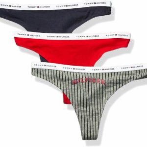 Tommy Hilfiger Women's Thong Underwear Panties 3 Pack