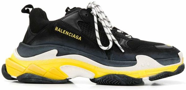 Balenciaga Triple S Luxury Fashion Black Sneakers Designer Shoes
