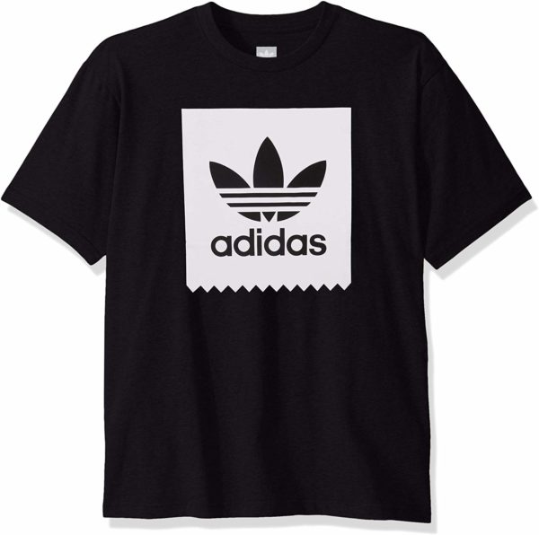 adidas Originals Men's Black Graphic Tee Skate Blackbird T-Shirt