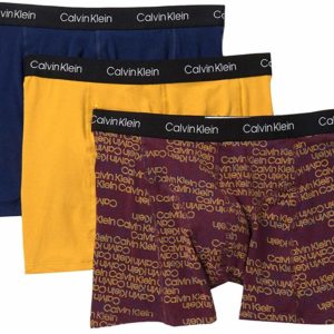 Calvin Klein Men's Elements Stretch Trunks Pack of 3 Boxers