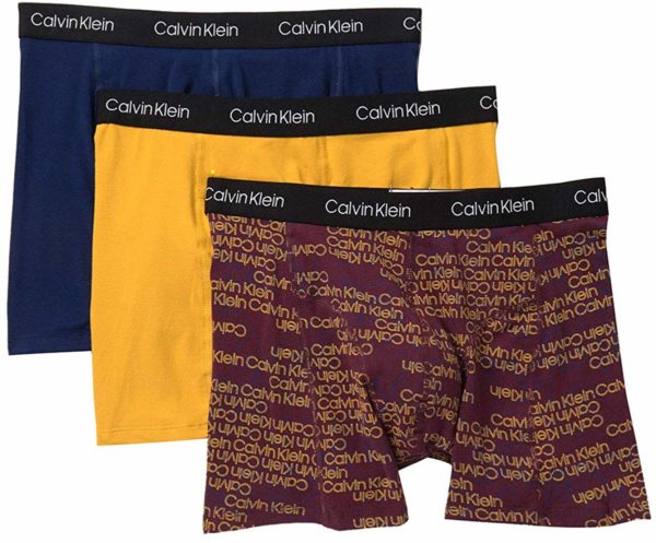 Calvin Klein Men's Elements Stretch Trunks Pack of 3 Boxers
