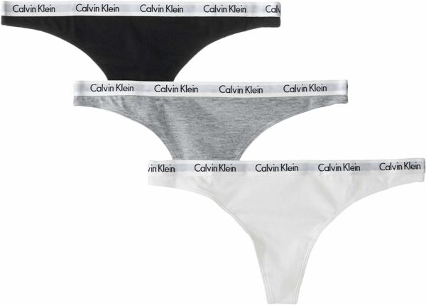 Calvin Klein Underwear Women's Cotton Thong Panties Pack