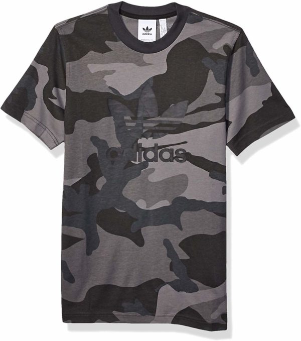 adidas Originals Men's Grey Camo Tee Summer Style T-Shirt