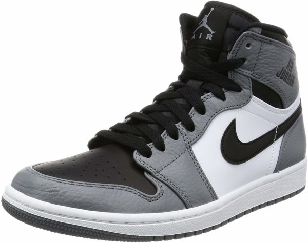 Nike Air Jordan 1 Retro High OG Grey and Black Street Style Sneakers