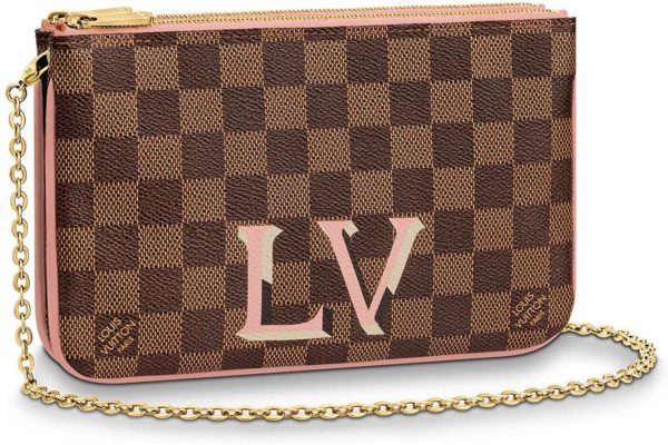 Louis Vuitton Double Zip Crossbody Bags Purse Handbags