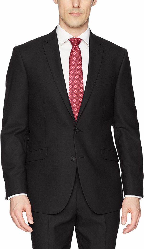 Men's Slim-Fit Black Suit Jackets Blazers Business Classy Style