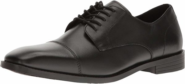 Men's Formal Traditional Black Oxford Leather Dress Shoes