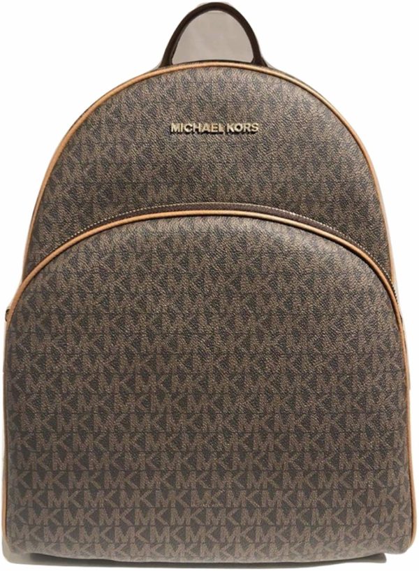 Michael Kors Women's Abbey Large Brown Backpack