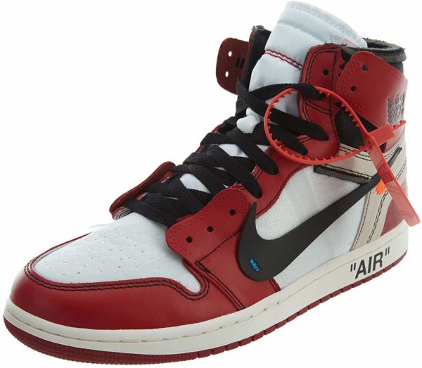 Off-White Red Nike Air Jordan 1 Retro High OG The Ten Street Style Sneakers