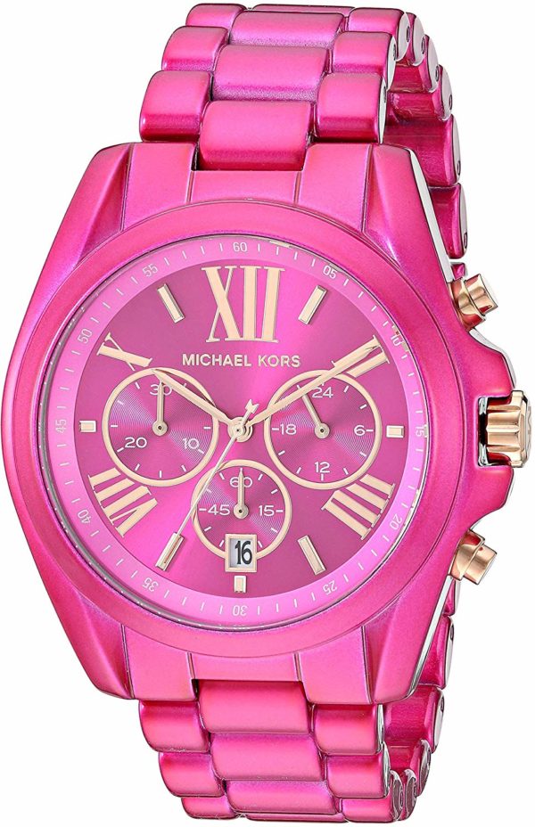 Michael Kors Women's Chronograph Pink Stylish Watch