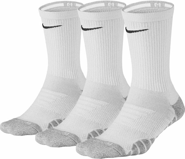 Nike Women's Tumblr Training Crew White Long Socks 3 Pair