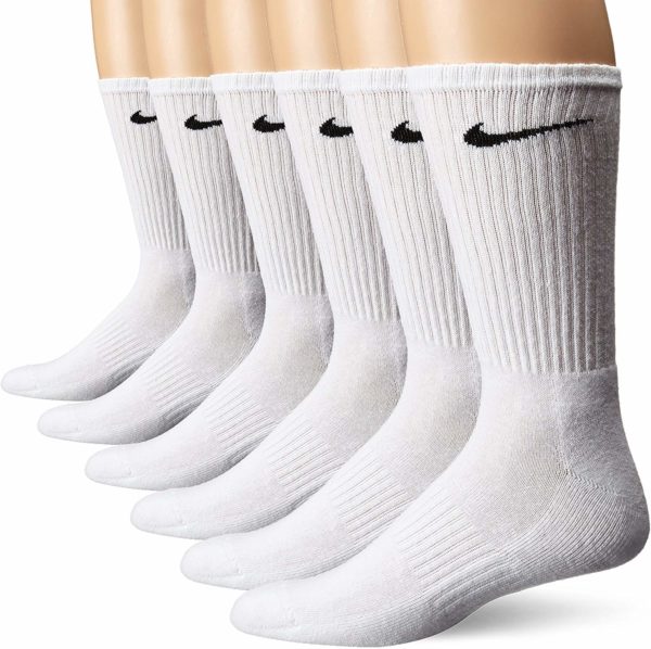 Nike Performance White Long Socks with Band 6 Pairs